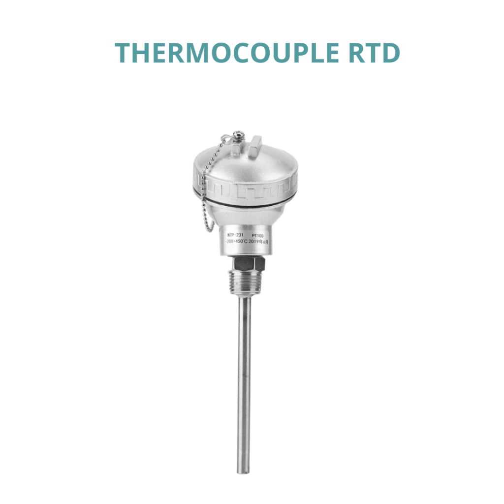 Sensor temperatur RTD dan thermocouple untuk monitoring suhu pada proses industri