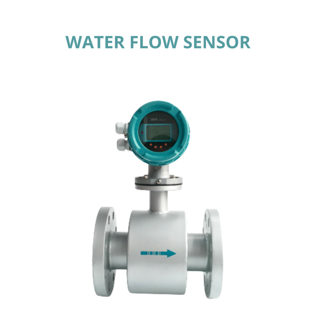 Water flow sensor terpasang inline pada pipa untuk pengukuran aliran air industri