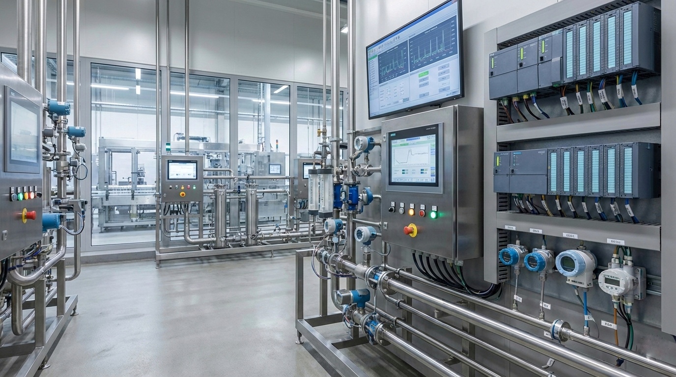 instrumentasi industri pada sistem kontrol dan otomasi pabrik